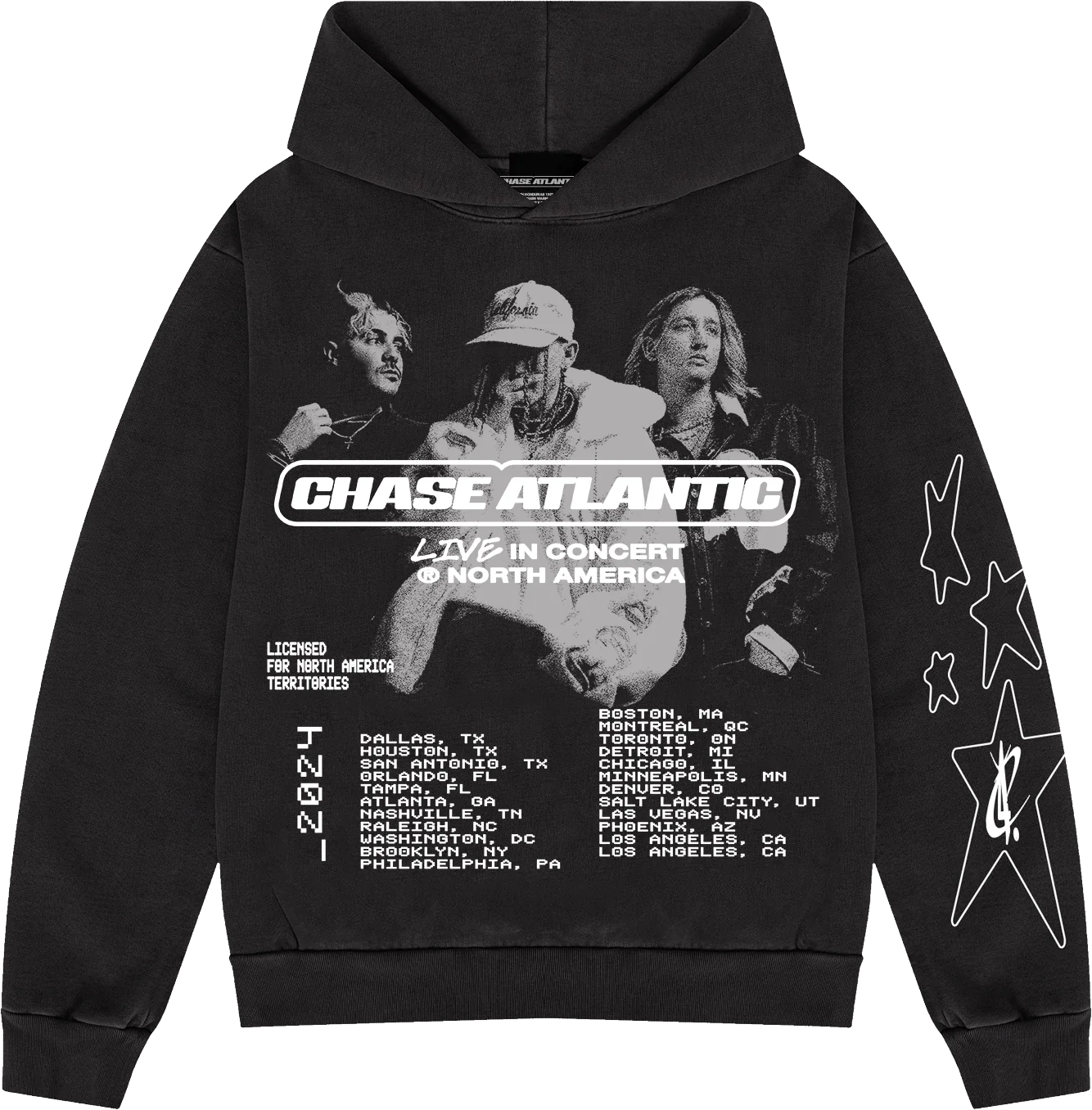 CHASE ATLANTIC '2024 NORTH AMERICA TOUR' HOODIE