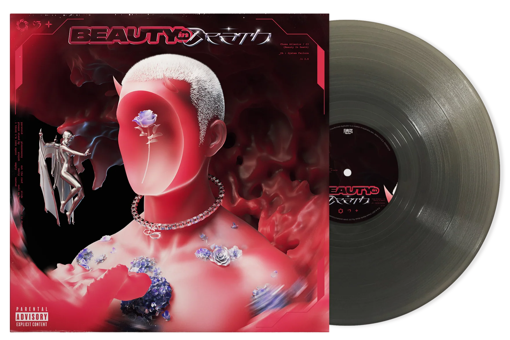 CHASE ATLANTIC ‘BEAUTY IN DEATH’ LP - EXCLUSIVE - LTD. 500 - BLACK ICE