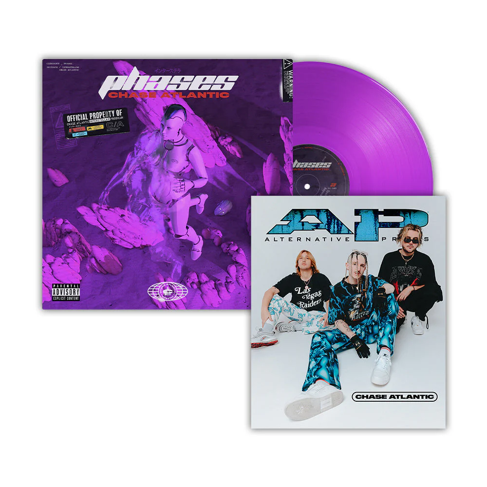 ALTERNATIVE PRESS SPRING 2023 ISSUE FEATURING CHASE ATLANTIC + 'PHASES' LP - EXCLUSIVE - LTD. - PURPLE