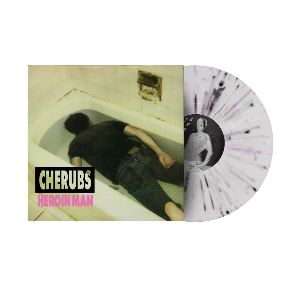 CHERUBS ‘HEROIN MAN’ LP - EXCLUSIVE - LTD. 200 - CLEAR/BLACK MARBLE/NEON MAGENTA SPLATTER