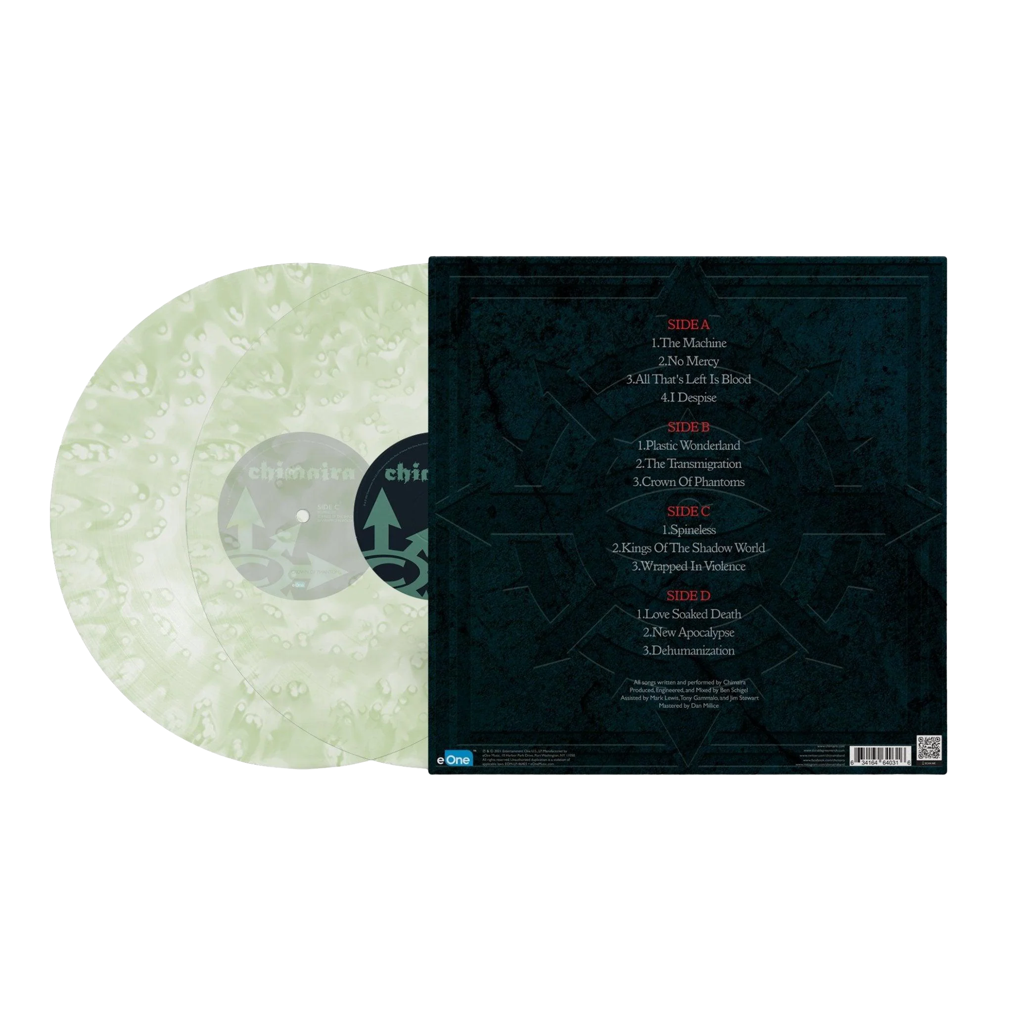 CHIMAIRA 'CROWN OF PHANTOMS' 2LP (Dark Green Ghostly Vinyl) - Image 2