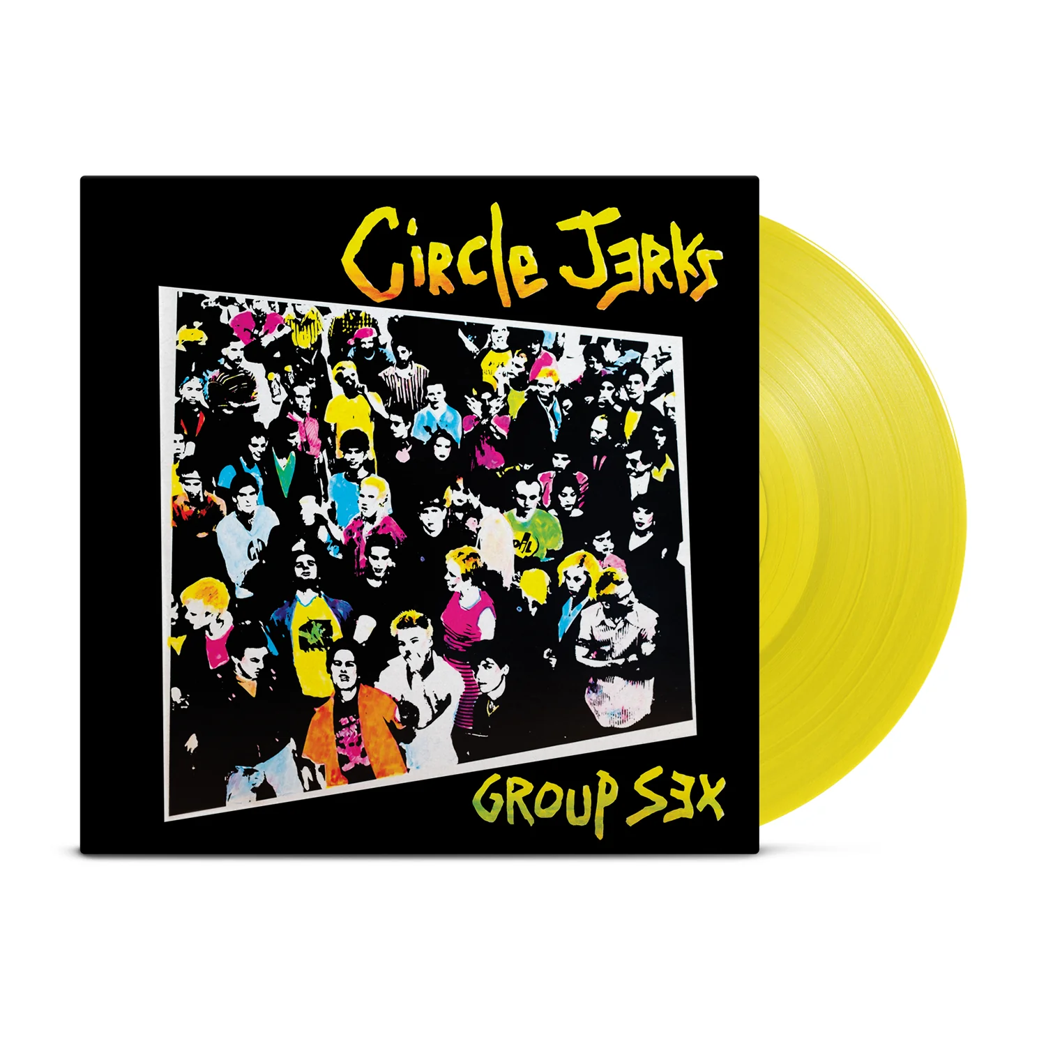 CIRCLE JERKS ‘GROUP SEX’ 40TH ANNIVERSARY EDITION LP - YELLOW