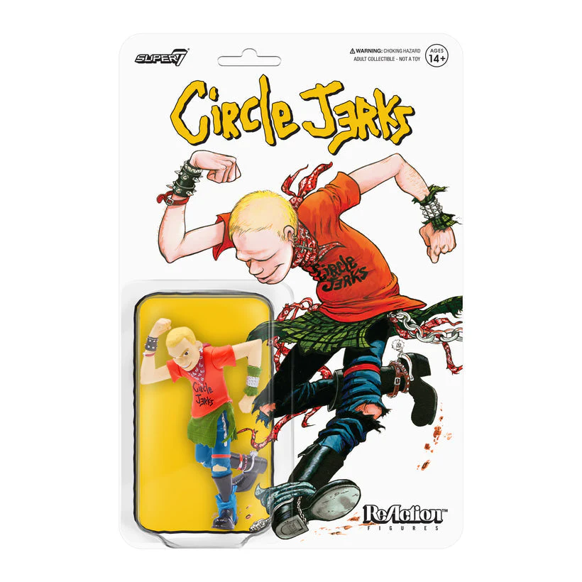 CIRCLE JERKS SKANK MAN REACTION FIGURE (W1 & GS SET) - Image 2