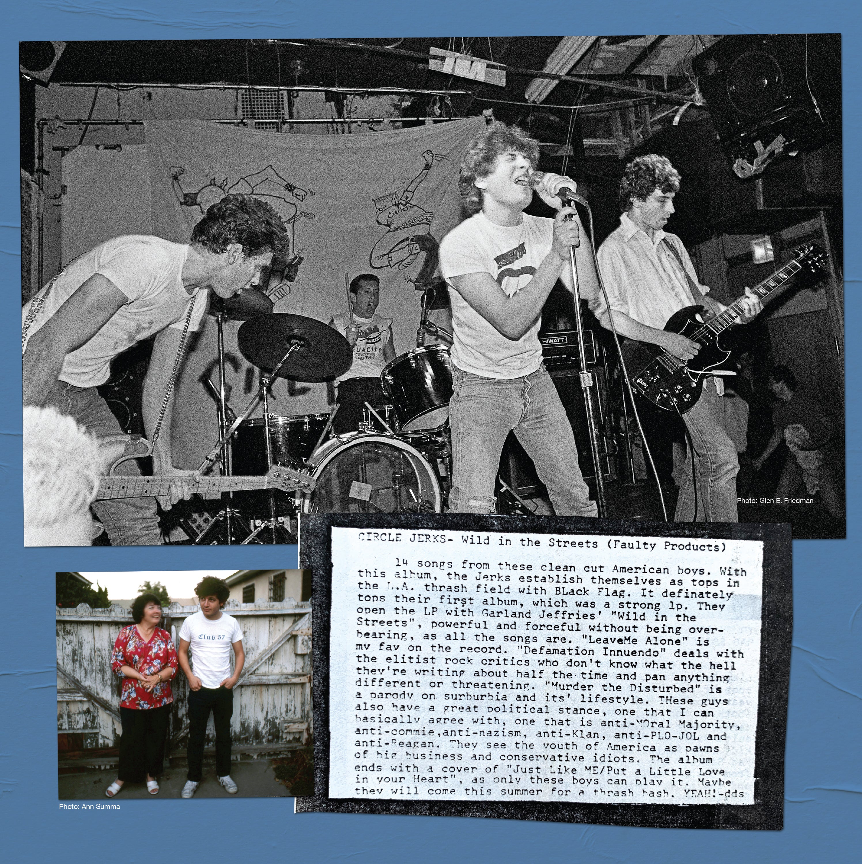 CIRCLE JERKS ‘WILD IN THE STREETS’ 40TH ANNIVERSARY EDITION LP - EXCLUSIVE - LTD. 1000 - WHITE/PINK - Image 6