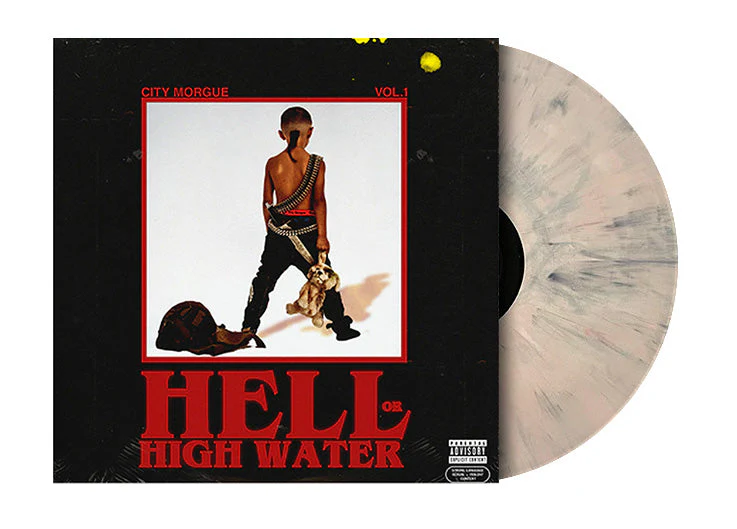 CITY MORGUE ‘VOL. 1 HELL OR HIGH WATER’ LP - LTD. - PINK/BLACK/MARBLE - Image 2