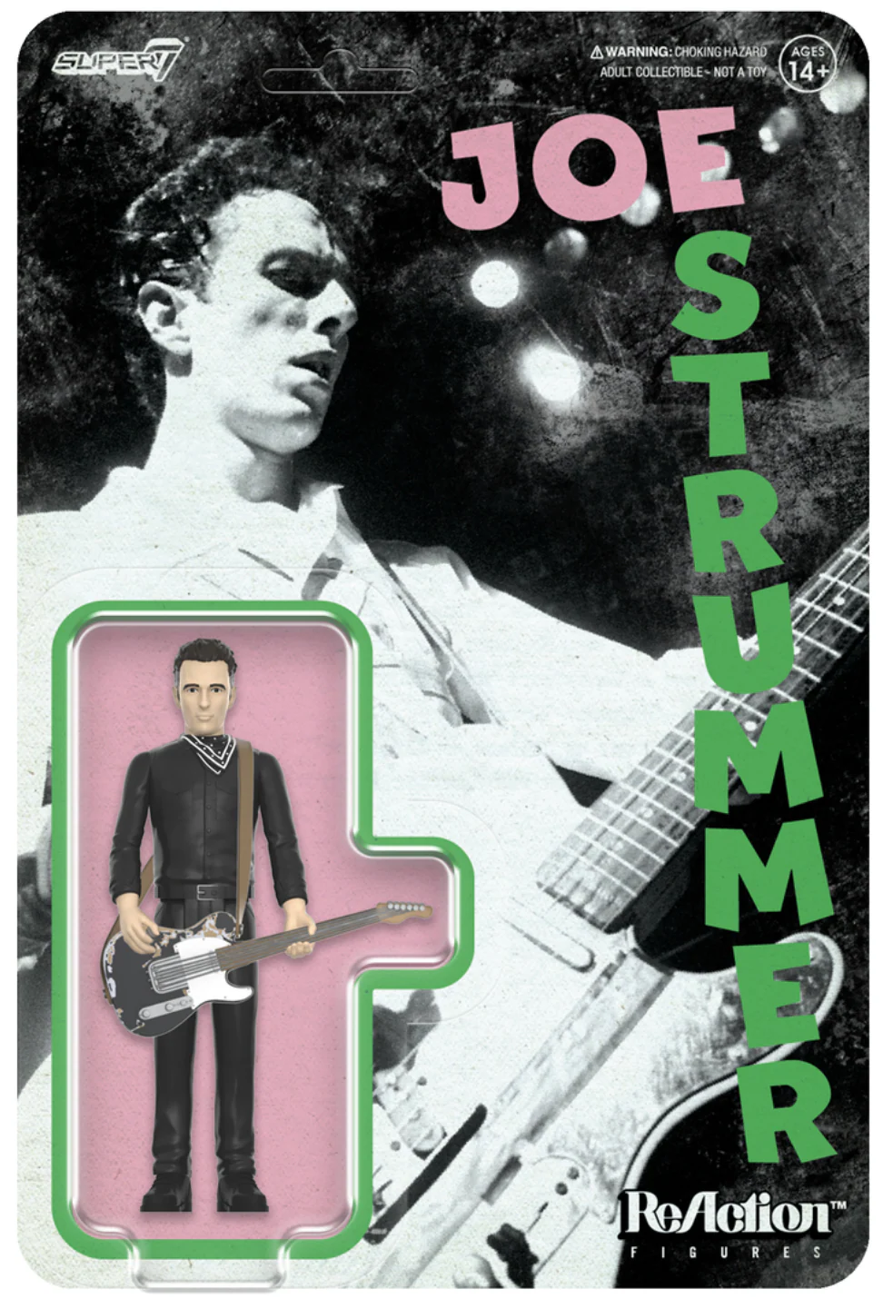 CLASH REACTION FIGURE - JOE STRUMMER - LONDON CALLING