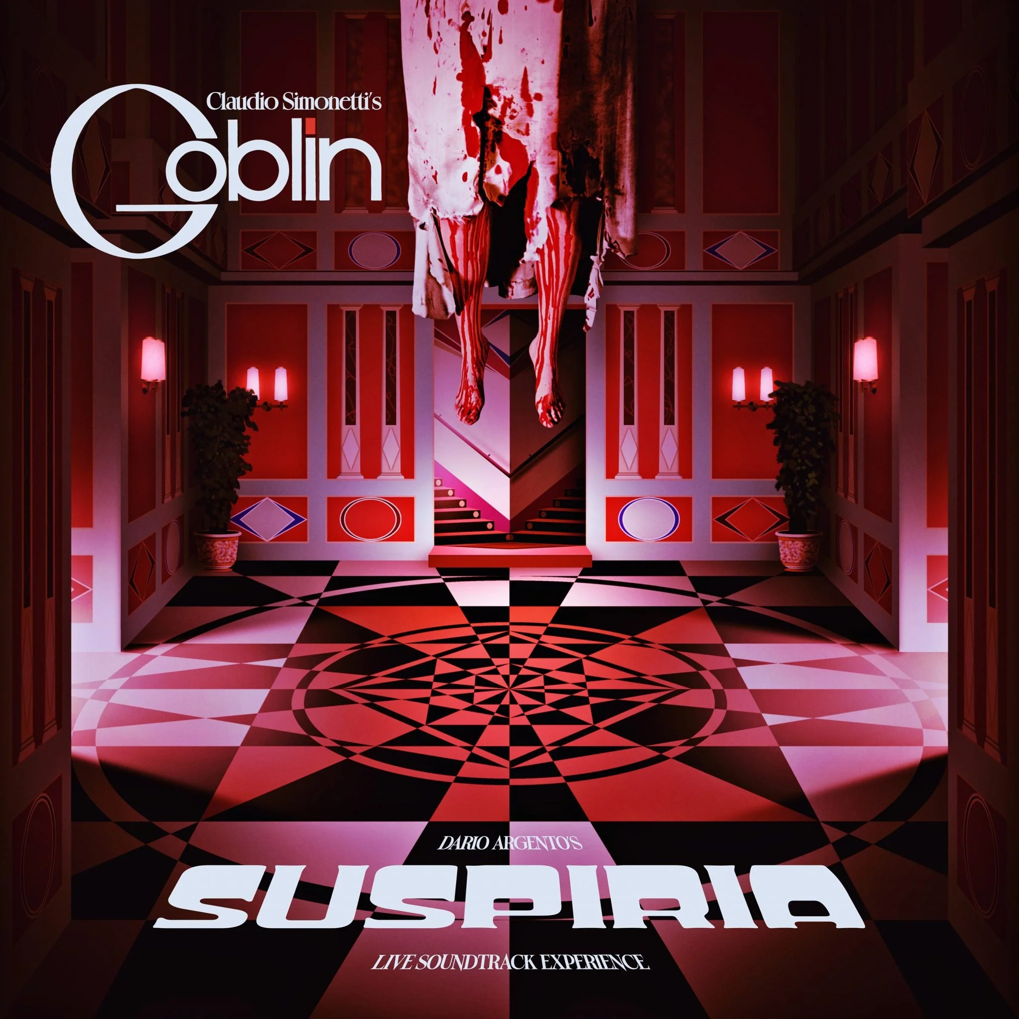CLAUDIO SIMONETTI'S GOBLIN 'SUSPIRIA - LIVE SOUNDTRACK EXPERIENCE' LP - RED