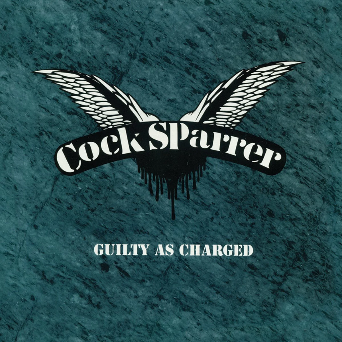 COCK SPARRER 'GUILTY AS CHARGED' LP - CLEAR/BLUE/WHITE/TWIST - Image 2