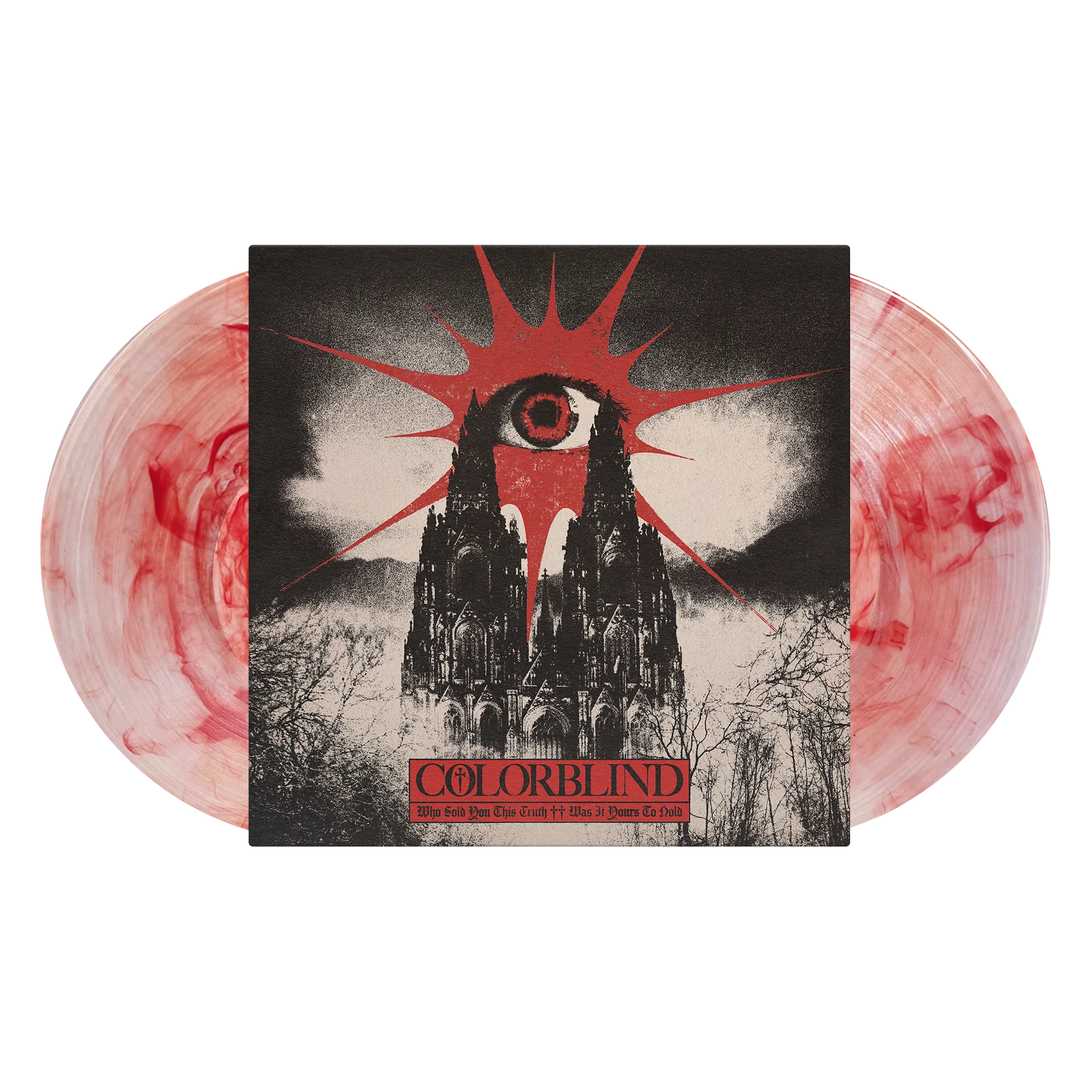 COLORBLIND 'WHO SOLD YOU THIS TRUTH ++ WAS IT YOURS TO HOLD' 2LP (Limited Edition, Red & Clear Marble Vinyl w/ Signed Insert)