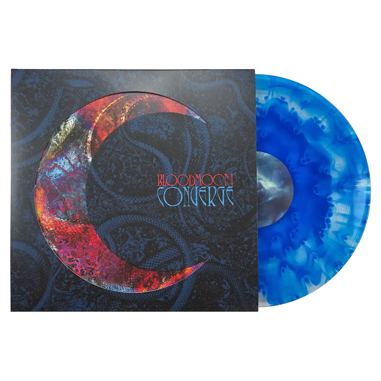 CONVERGE ‘BLOODMOON’ 2LP - EXCLUSIVE - LTD. 500 - CLOUDY CLEAR/NAVY - Image 2