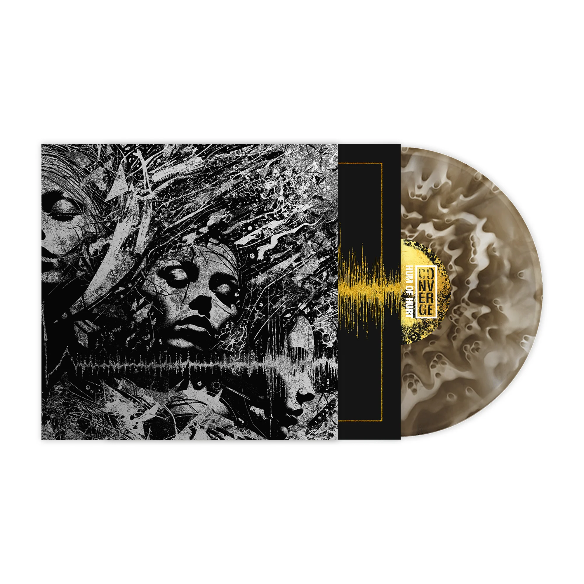 CONVERGE 'HUM OF HURT' LP (Exclusive “ Limited to 500, Ghost Vinyl) + EXCLUSIVE SILKSCREEN WRAP