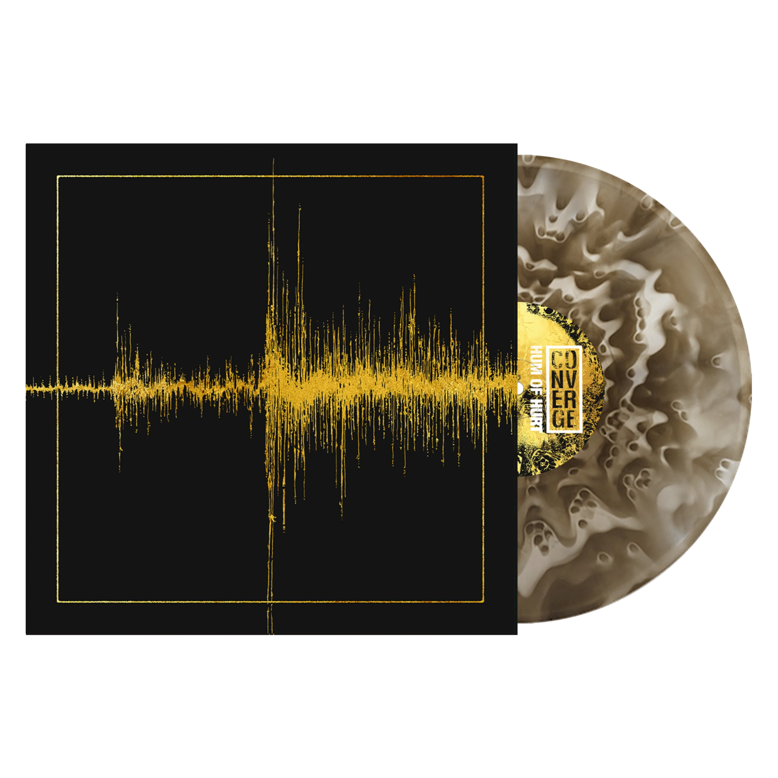 CONVERGE 'HUM OF HURT' LP (Exclusive “ Limited to 500, Ghost Vinyl) + EXCLUSIVE SILKSCREEN WRAP - Image 3