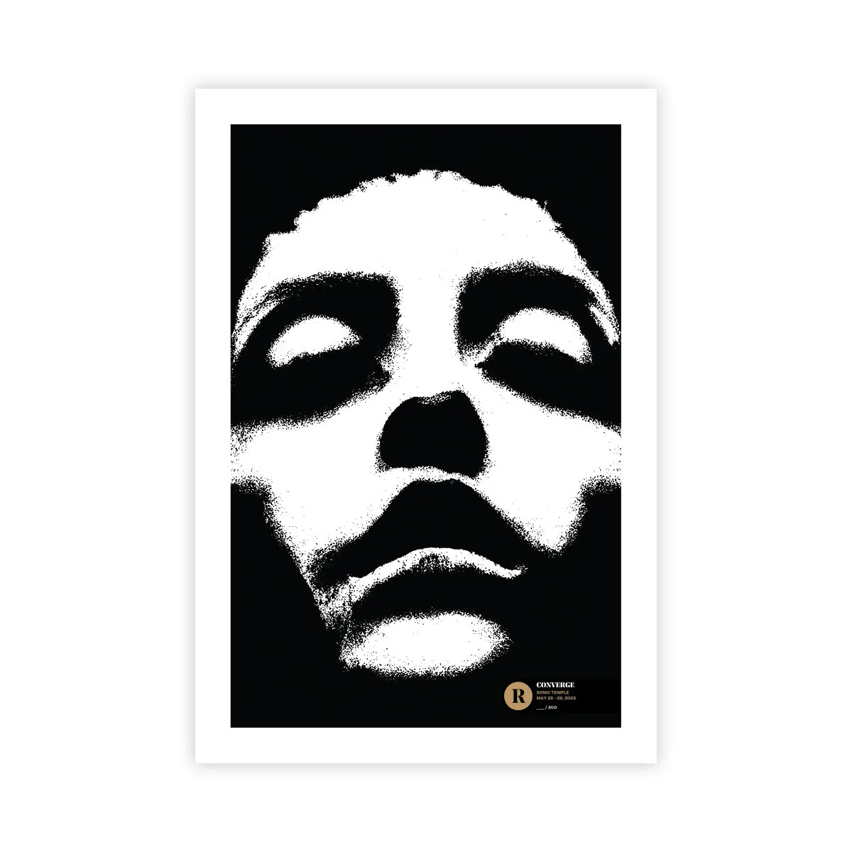 CONVERGE X SONIC TEMPLE FESTIVAL 2023 LIMITED EDITION SIGNED POSTER - Image 2