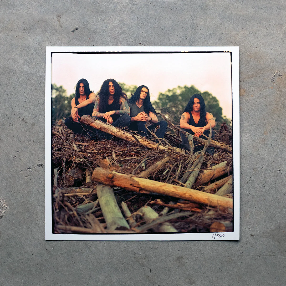 TYPE O NEGATIVE 'BLOODY KISSES' CLEAR RED w/BLACK SWIRL LP + 12X12 PHOTO PRINT SET - Image 4
