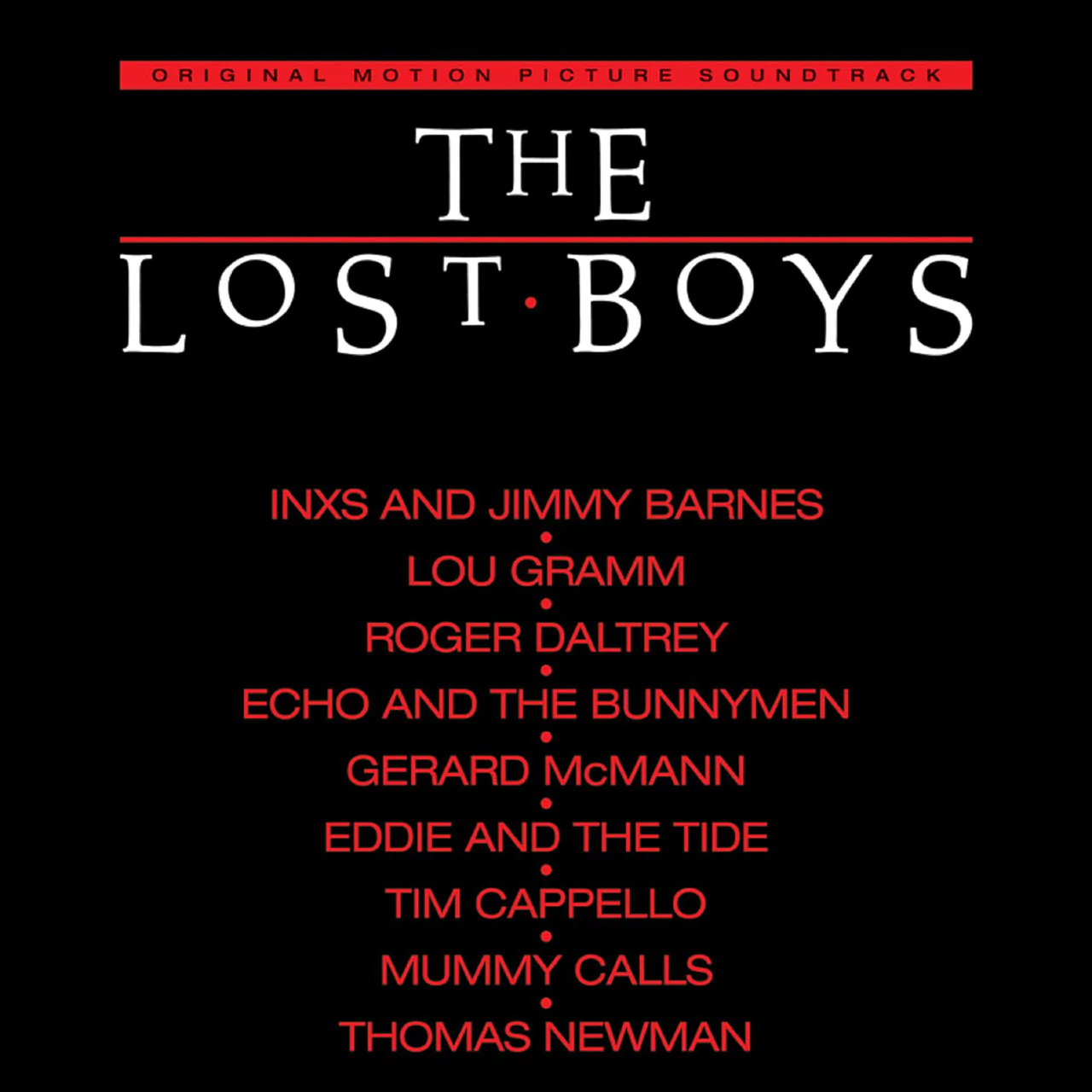'THE LOST BOYS' MOTION PICTURE SOUNDTRACK LP - METALLIC GOLD