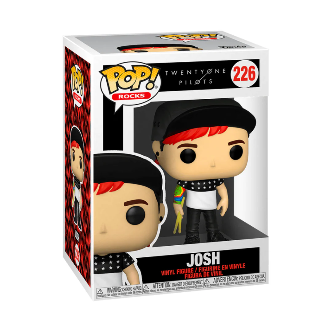 TWENTY ONE PILOTS STRESSED OUT JOSH DUN FUNKO POP! ROCKS FIGURE