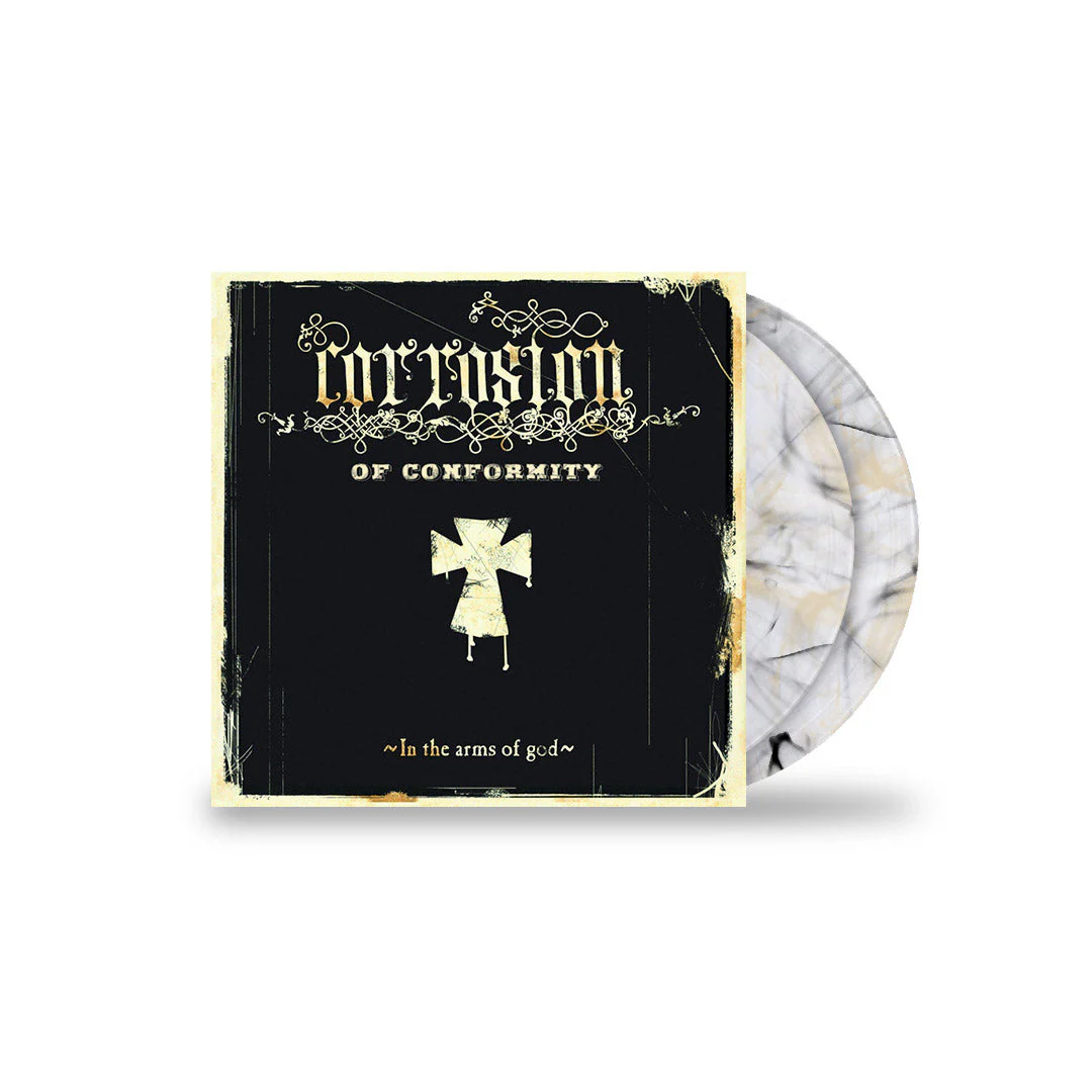 CORROSION OF CONFORMITY ‘IN THE ARMS OF GOD’ 2LP - EXCLUSIVE - LTD. 300 - CLEAR/BLACK/NATURAL/SMOKE