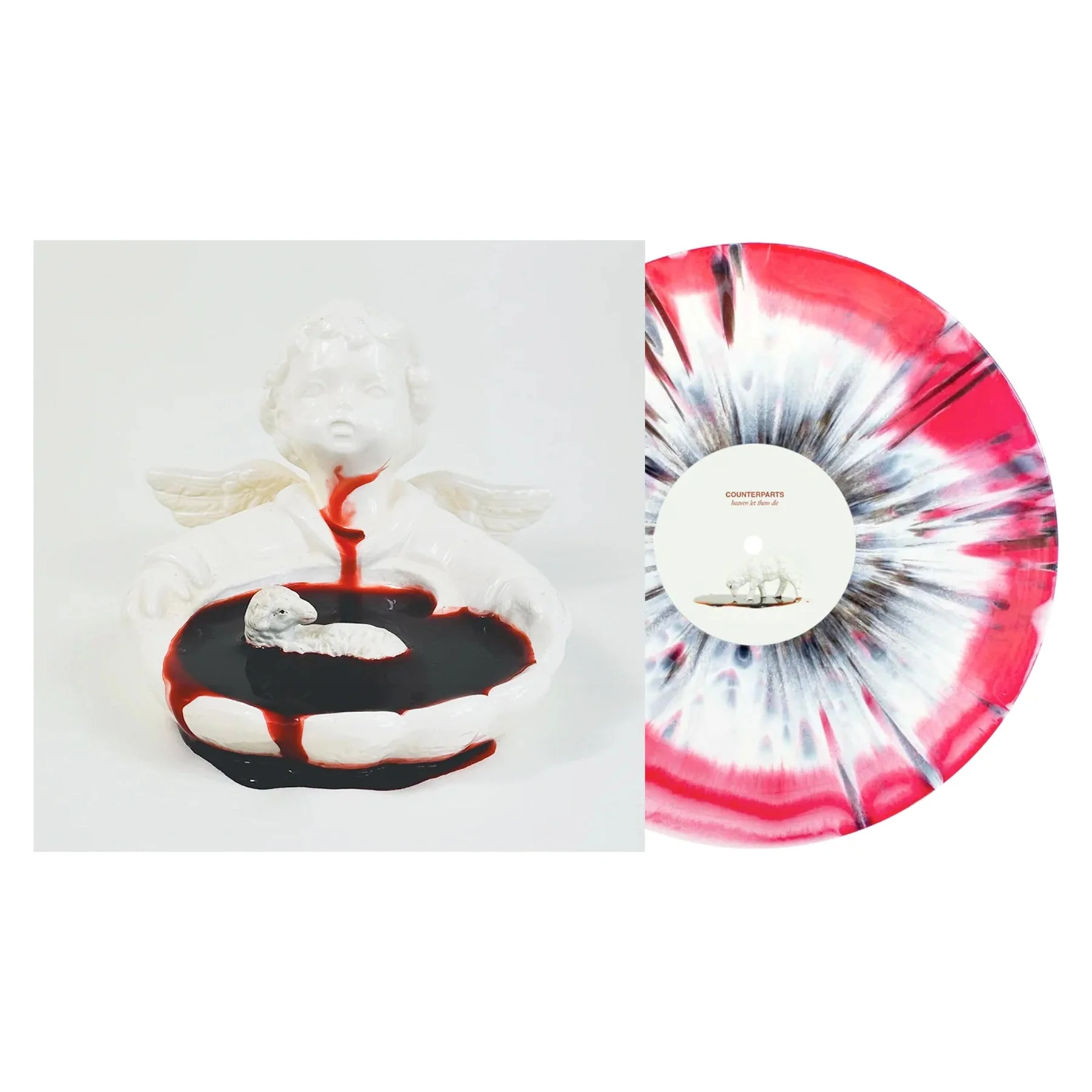 COUNTERPARTS 'HEAVEN LET THEM DIE' LP - BLOOD RED/WHITE/BLACK/SPLATTER