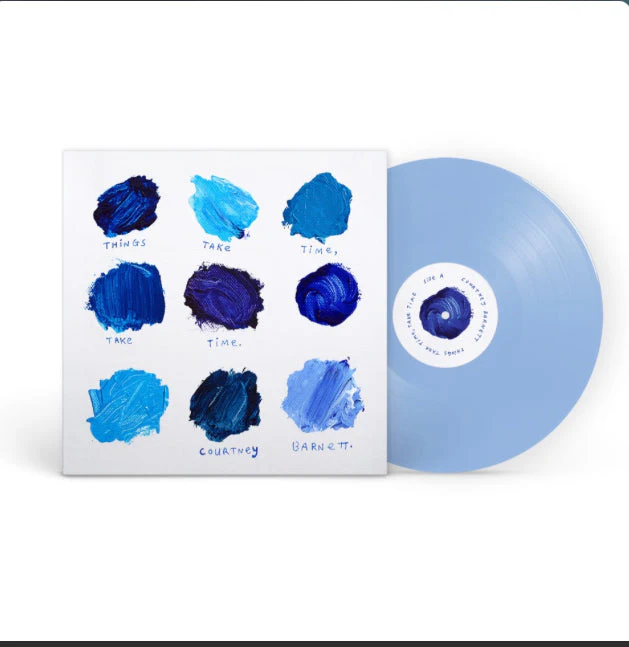 COURTNEY BARNETT 'THINGS TAKE TIME, TAKE TIME' LP - "ALL EYES" BLUE - Image 2