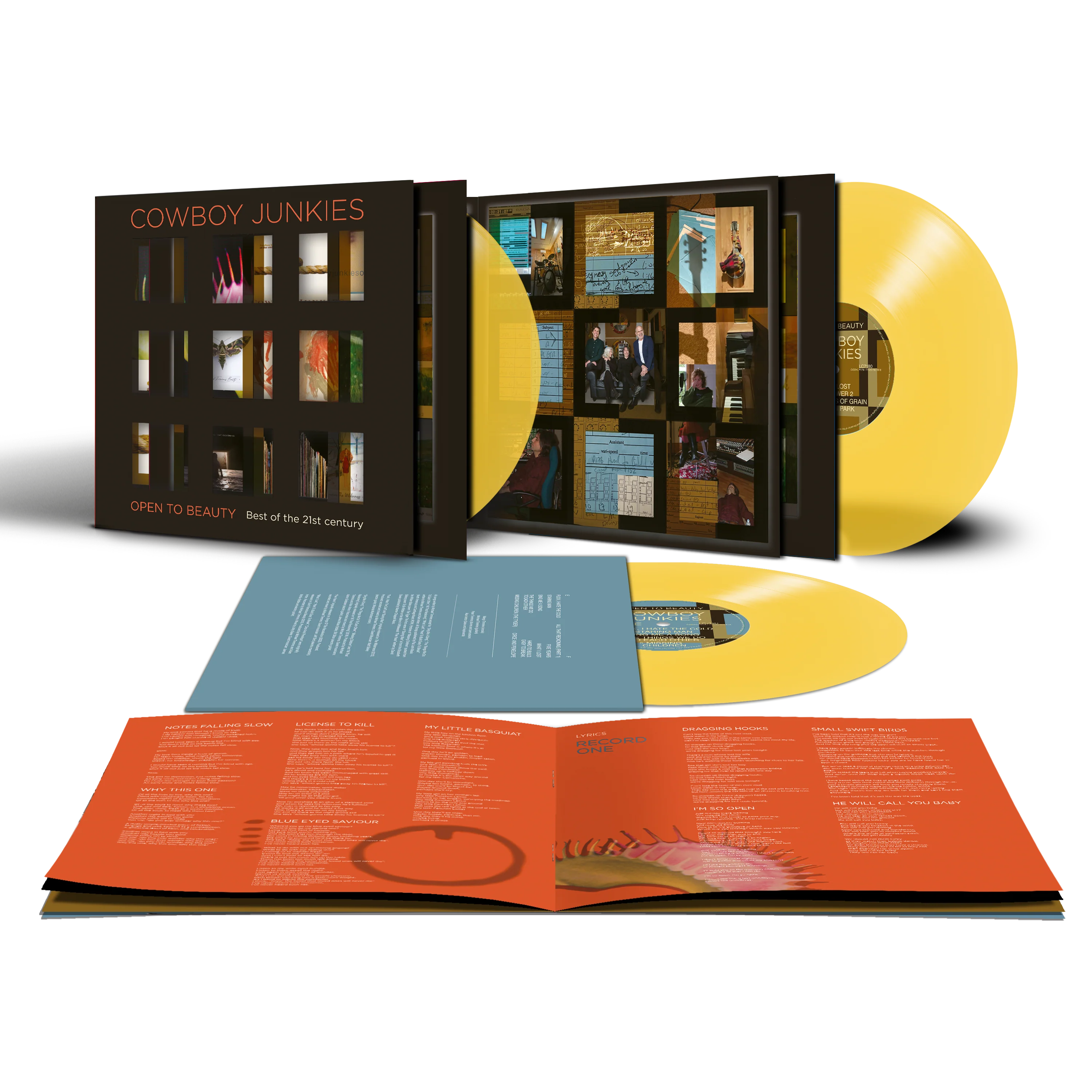 COWBOY JUNKIES 'OPEN TO BEAUTY: BEST OF THE 21ST CENTURY' 3LP (Transparent Yellow Vinyl)