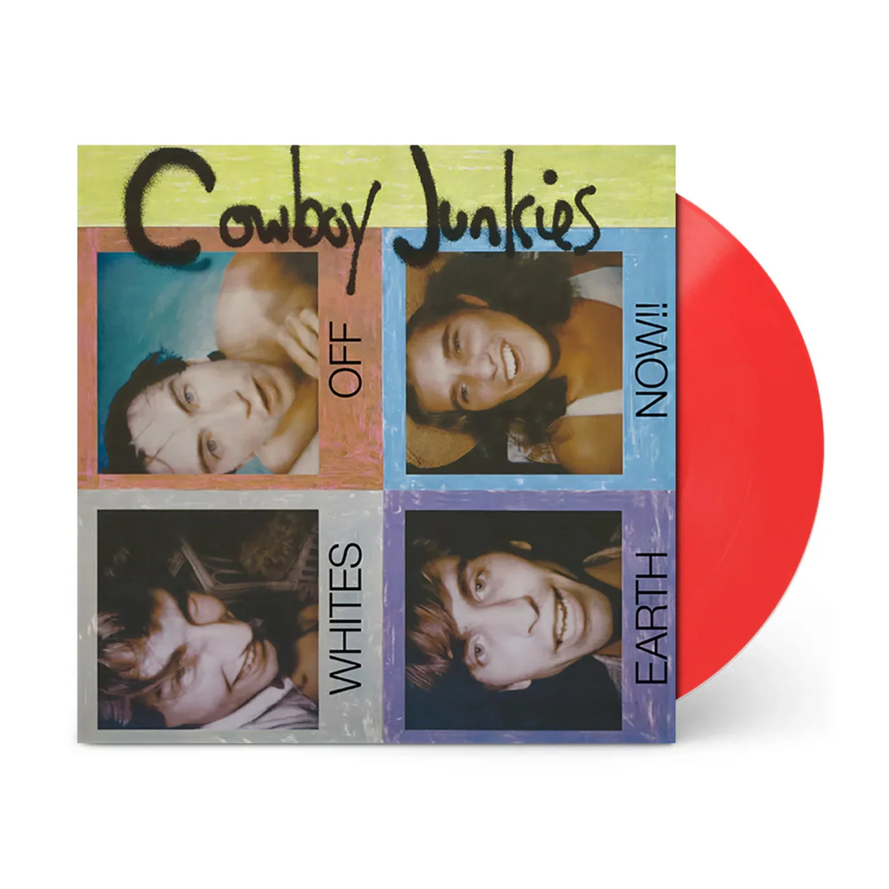 COWBOY JUNKIES 'WHITES OFF EARTH NOW!!' LP - LTD. - RED