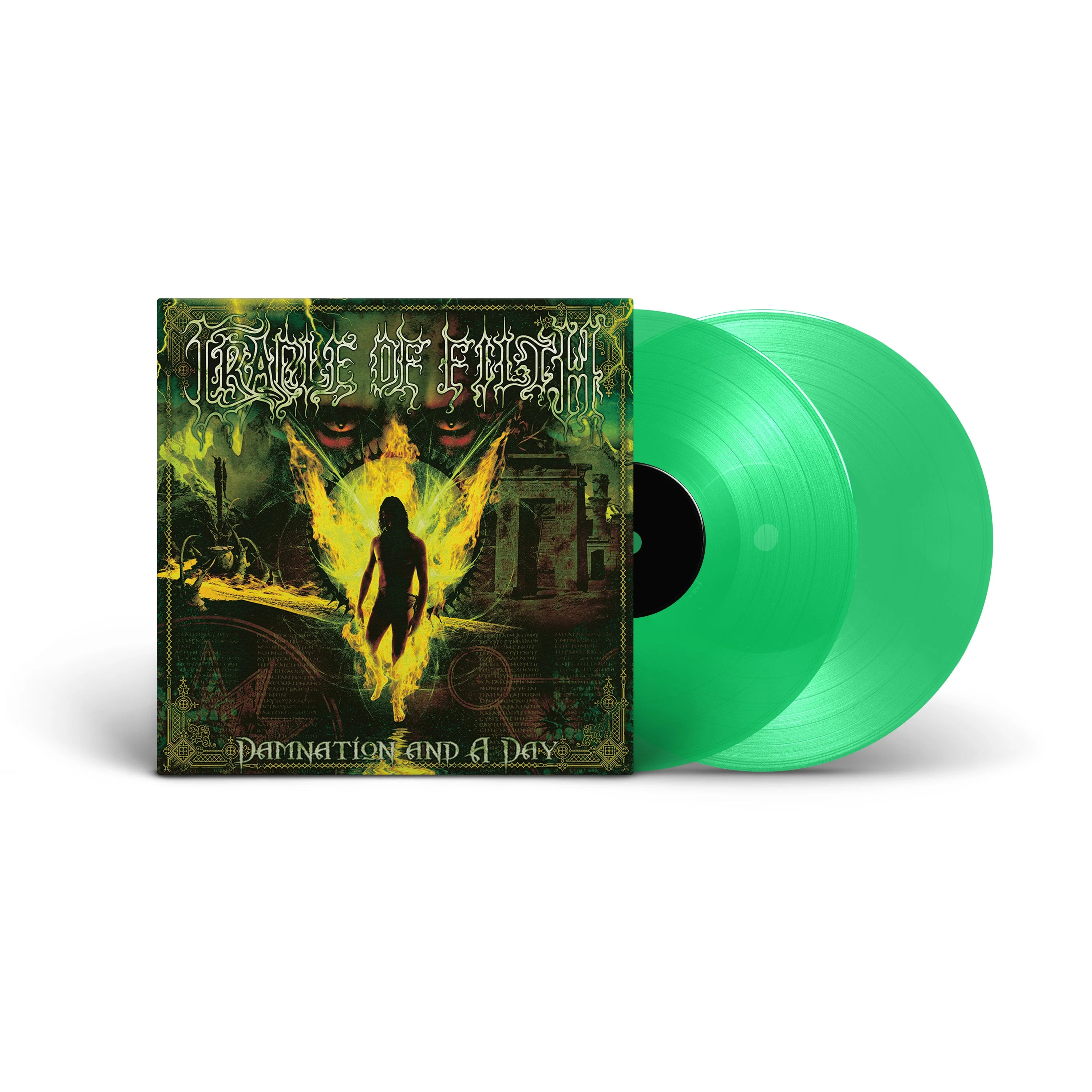 CRADLE OF FILTH ‘DAMNATION AND A DAY’ 2LP - EXCLUSIVE - LTD. 300 - TRANSLUCENT GREEN