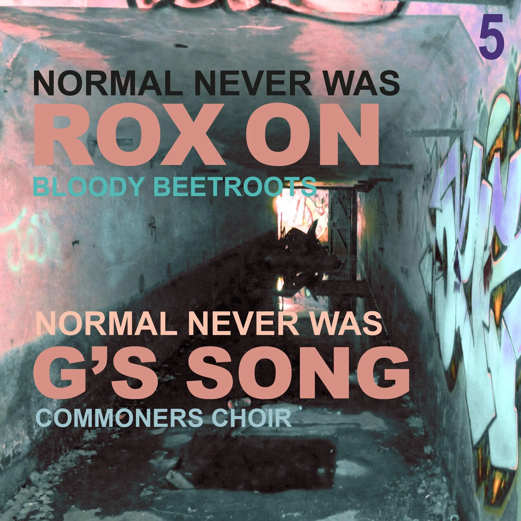 CRASS 'NORMAL NEVER WAS V' LP (color vinyl)