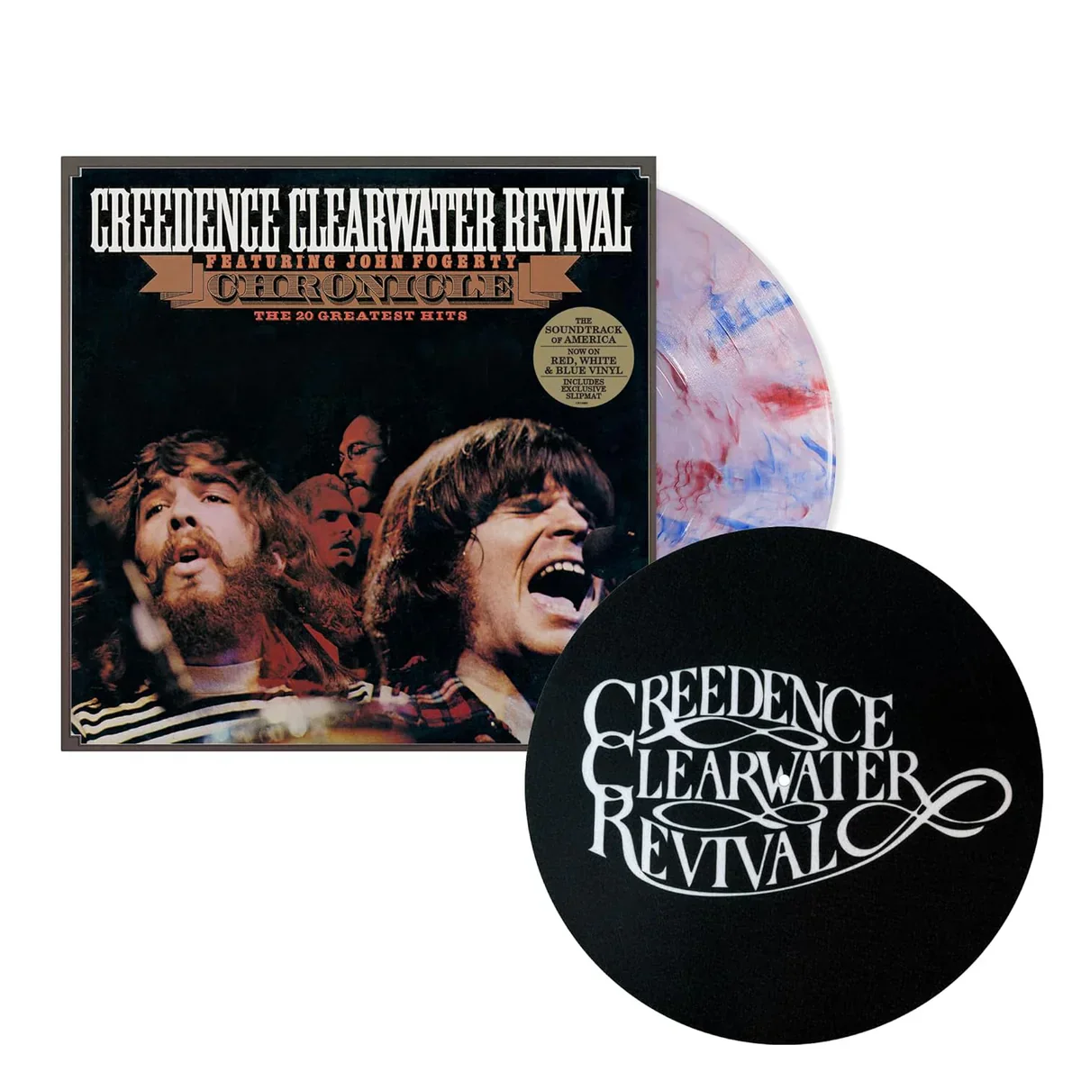 CREEDENCE CLEARWATER REVIVAL 'CHRONICLE: 20 GREATEST HITS (Celebration Edition)' 2LP (Limited, America Vinyl + Slipmat)