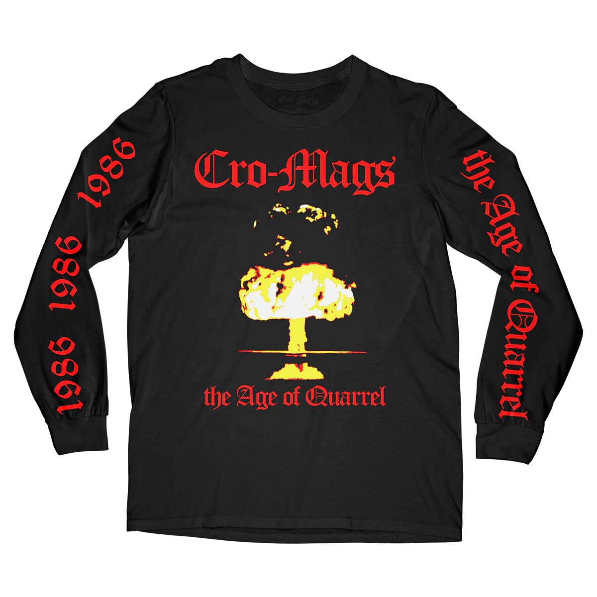 The HARD Times x CRO-MAGS 35th Anniversary Limited Edition Numbered Long Sleeve T-shirt
