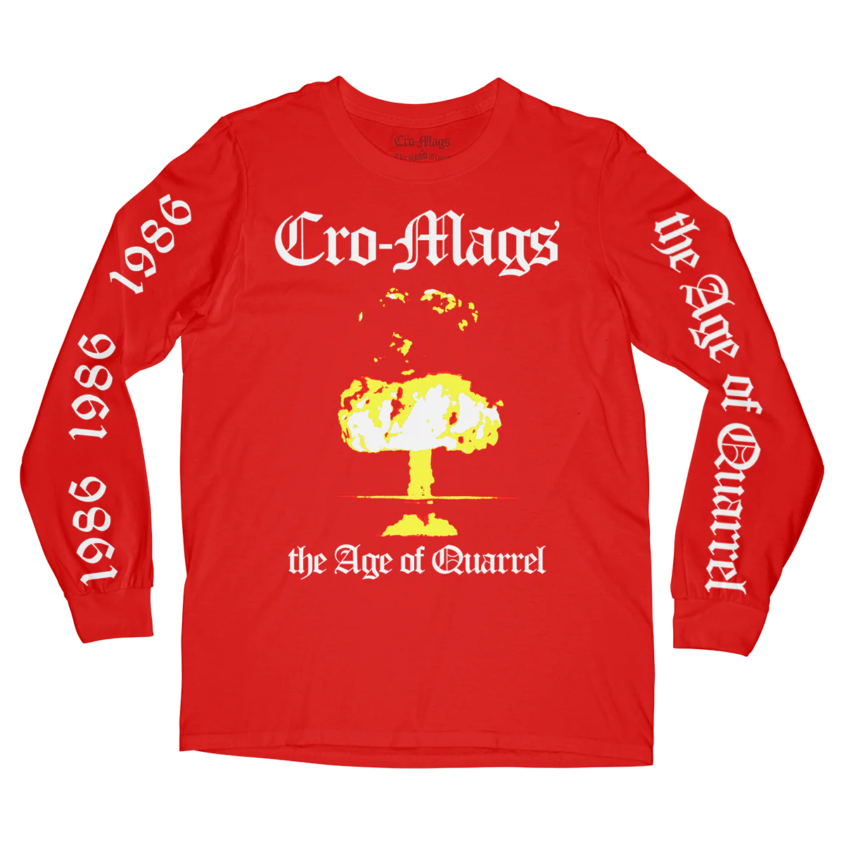 The HARD Times x CRO-MAGS 35th Anniversary Limited Edition Numbered Long Sleeve T-shirt - Image 2