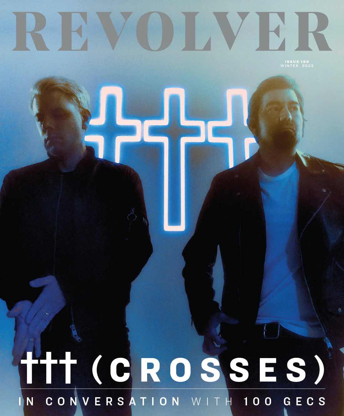 CROSSES X REVOLVER BUNDLE – 2023 WINTER ISSUE W/ 'PULSEPLAGG' 12" ETCHED VINYL (Limited Edition – Only 250 made, Purple Blue Recycle Mix vinyl) - Image 2