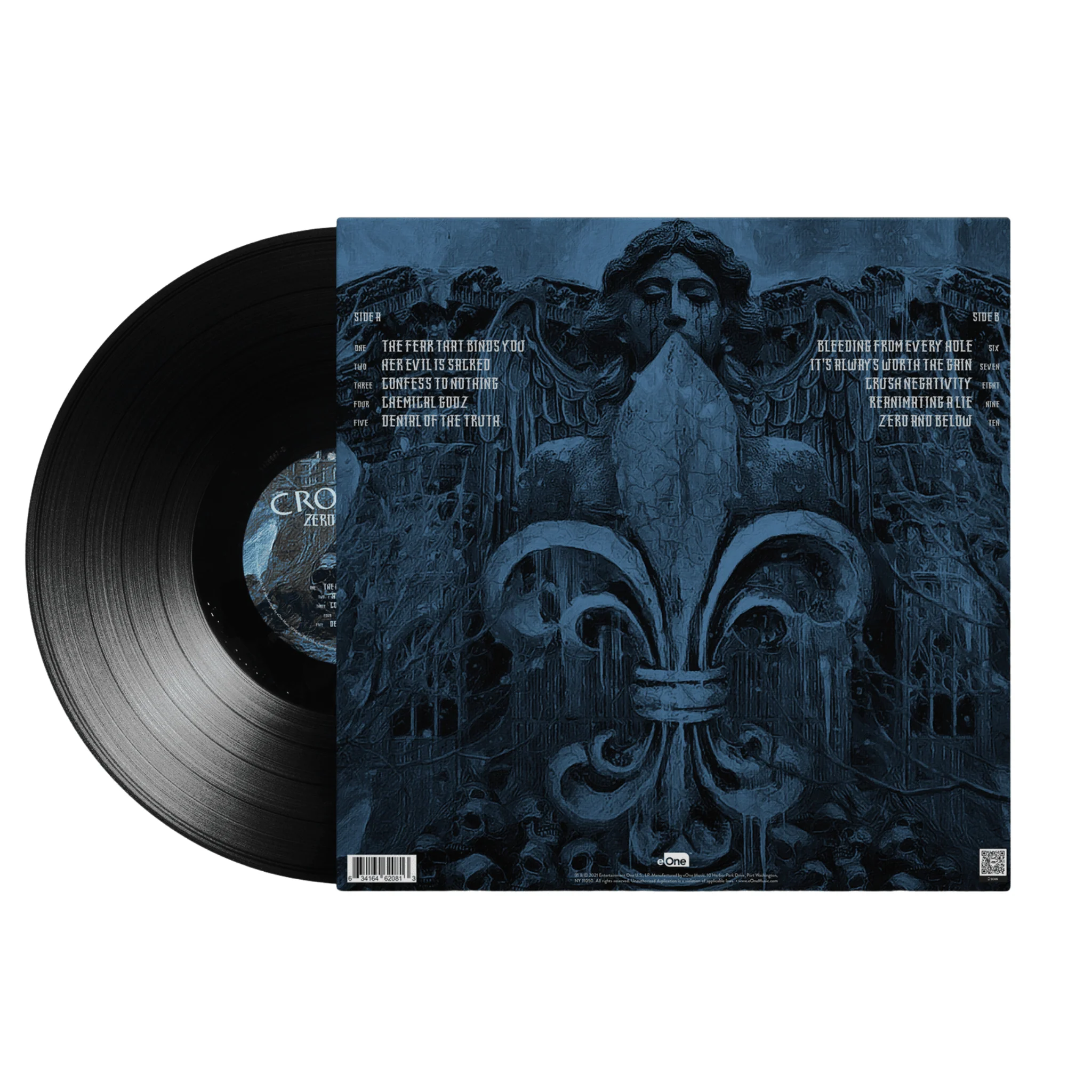 CROWBAR 'ZERO AND BELOW' LP (Black Vinyl) - Image 2