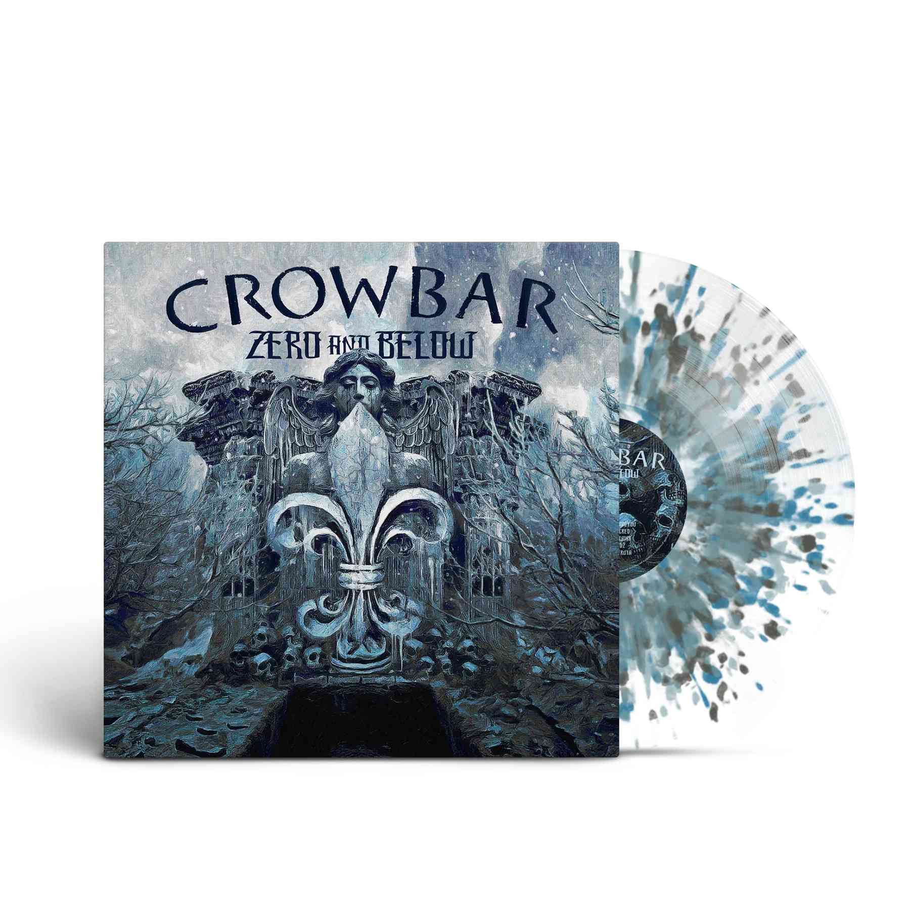CROWBAR 'ZERO AND BELOW' LP - EXCLUSIVE - LTD. 300 - CLEAR/BLUE/BLACK ICE/SPLATTER - Image 2