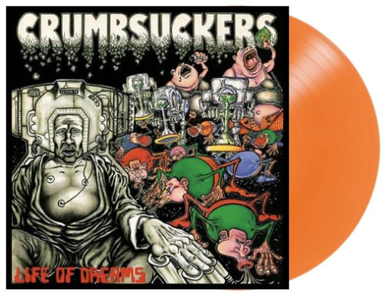 CRUMBSUCKERS ‘LIFE OF DREAMS’ LP - ORANGE - Image 2