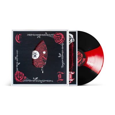 CULT LEADER 'A PATIENT MAN' LP - IMPORT - RED/BLACK/WHITE