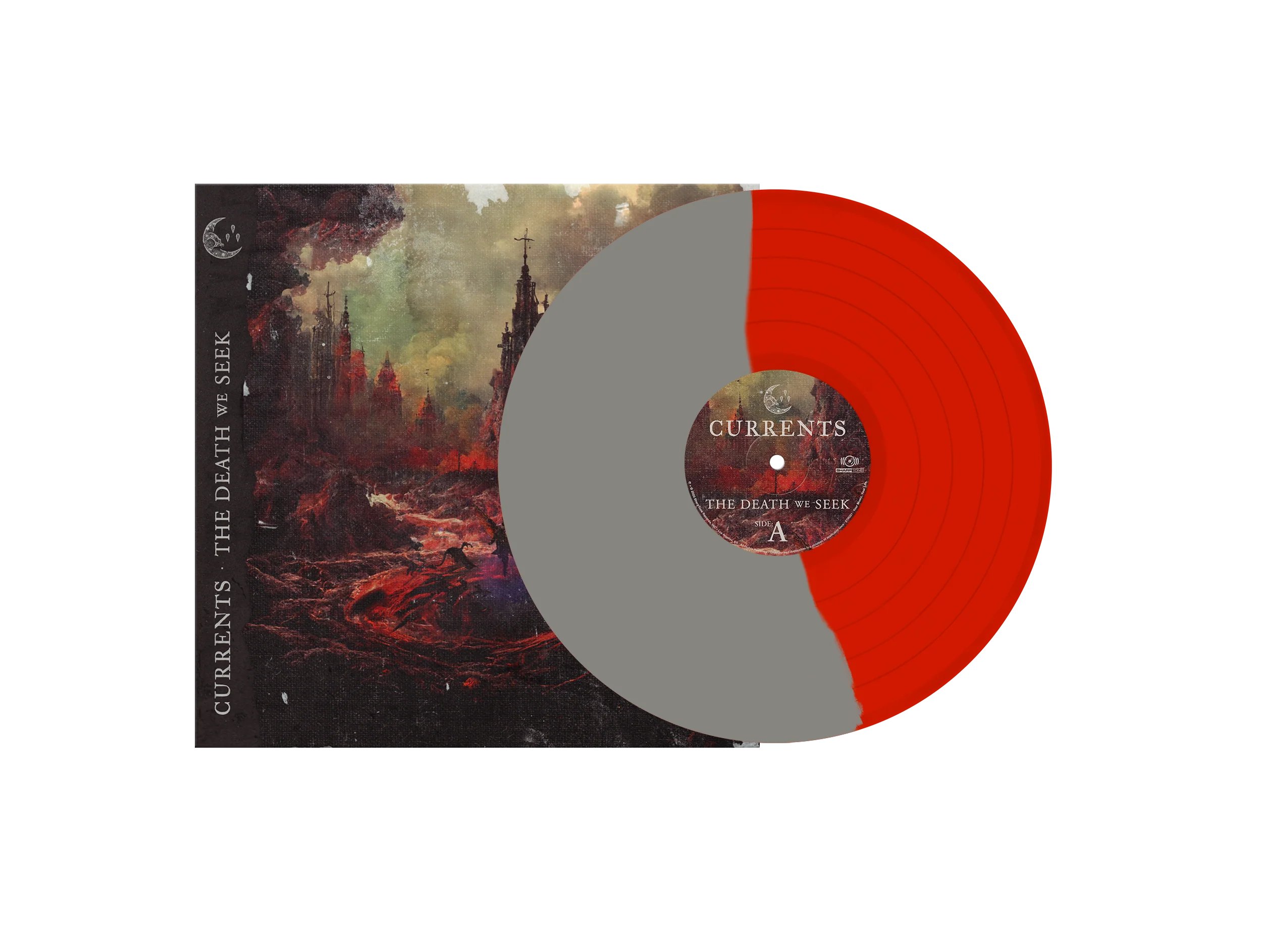 CURRENTS ‘THE DEATH WE SEEK’ LP - EXCLUSIVE - LTD. 250 - RED/SILVER