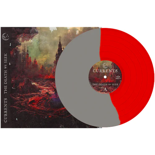 CURRENTS ‘THE DEATH WE SEEK’ LP - EXCLUSIVE - LTD. 250 - RED/SILVER - Image 2