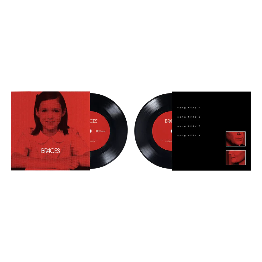 CURSIVE 'CURSIVE'S DOMESTICA' LP + 7" - LTD. - RED/BLACK - Image 3