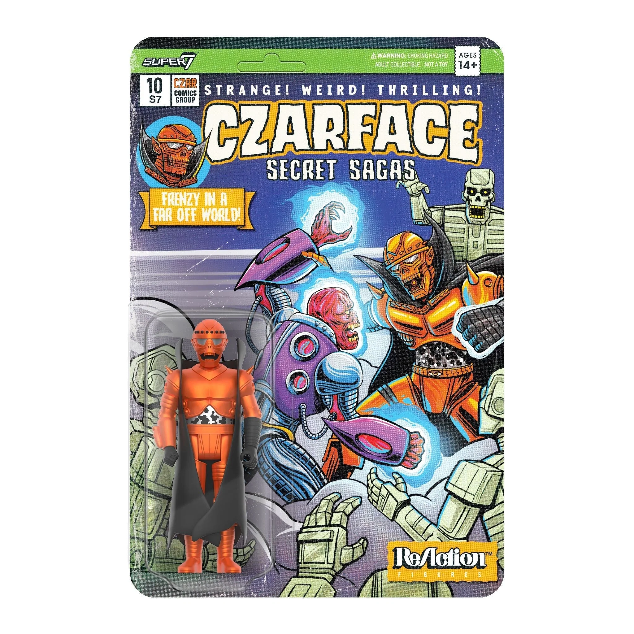 CZARFACE REACTION FIGURE - WAVE 11 - ORANGE/BLACK