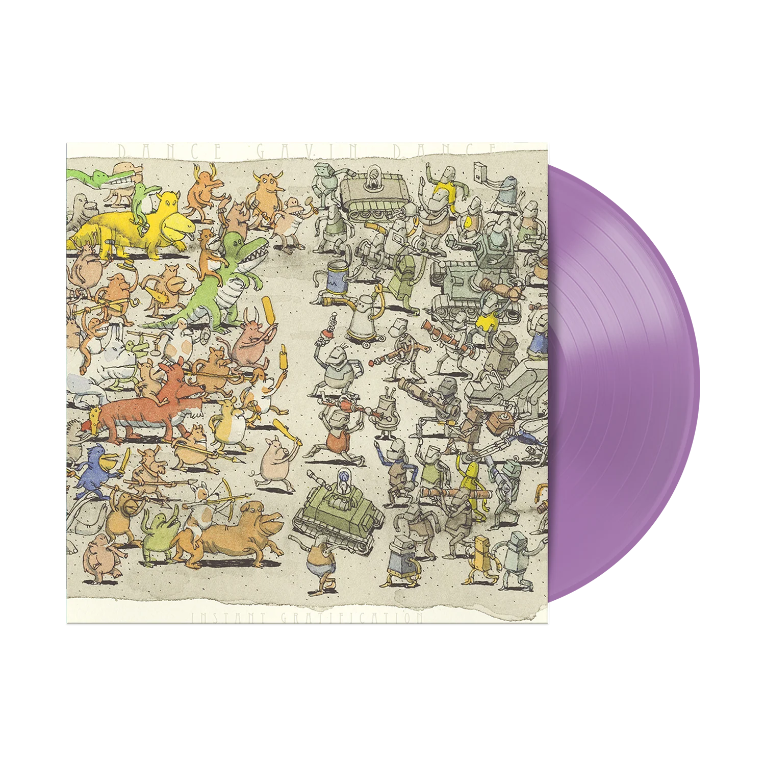 DANCE GAVIN DANCE 'INSTANT GRATIFICATION' LP - EXCLUSIVE - LTD. 500 - VIOLET