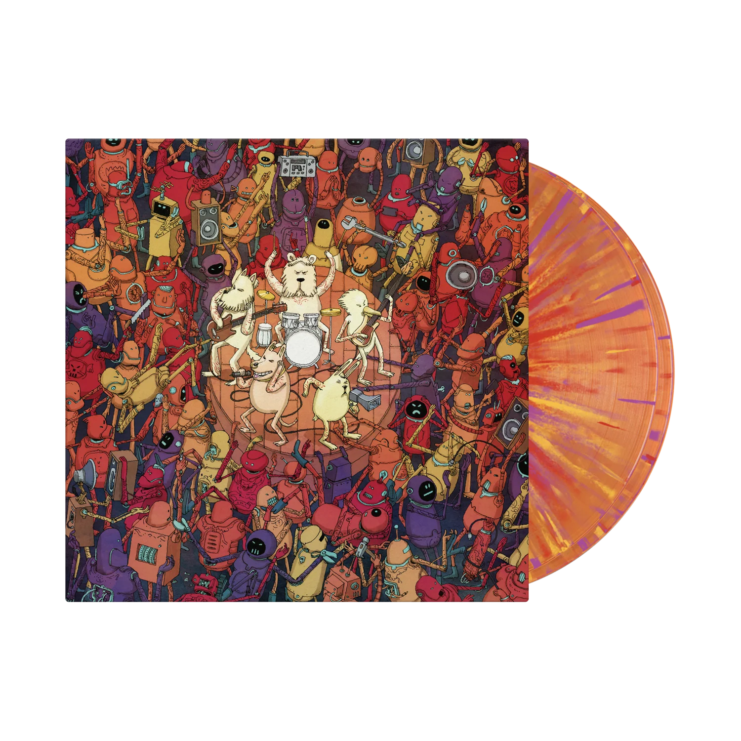 DANCE GAVIN DANCE 'TREE CITY SESSIONS 2' 2LP - EXCLUSIVE - LTD. 666 - ORANGE/PURPLE/YELLOW/SPLATTER