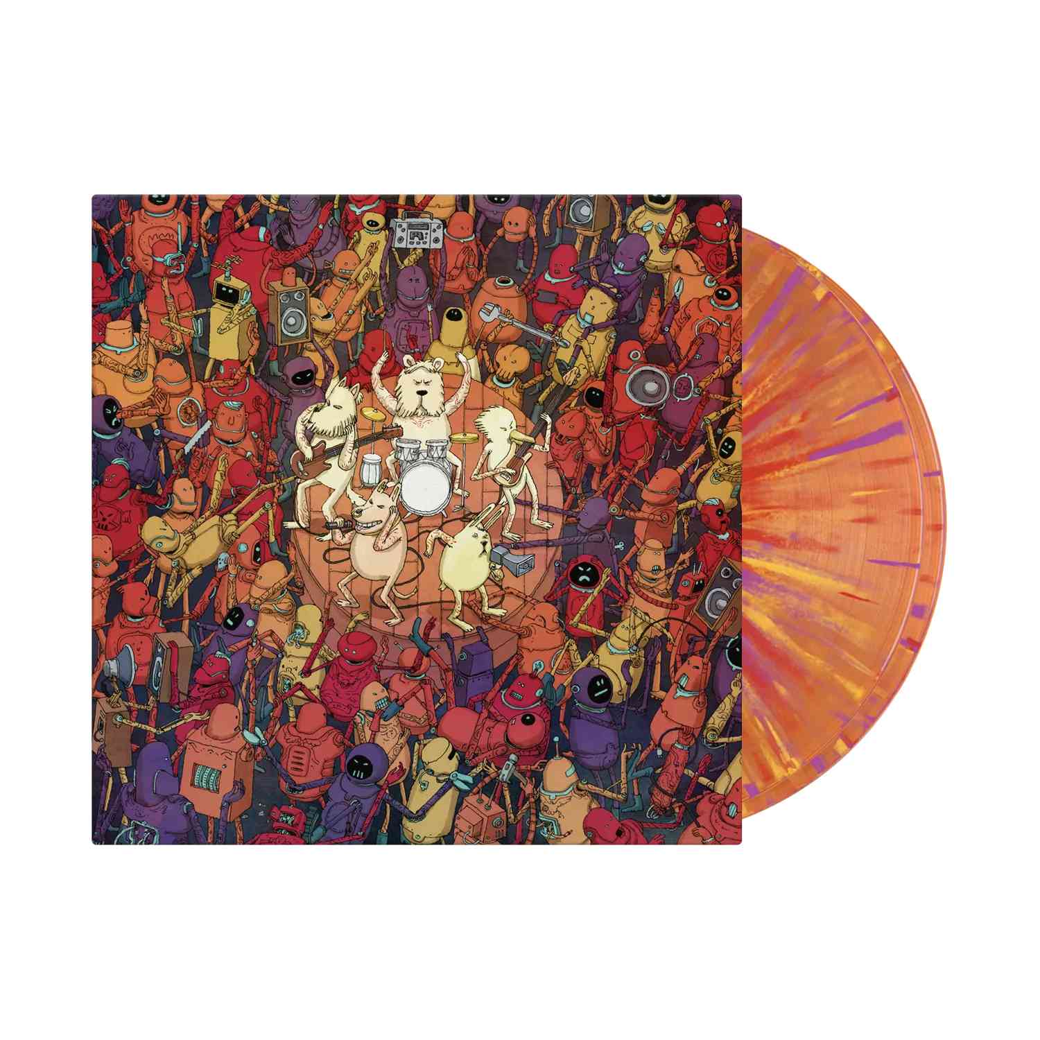 DANCE GAVIN DANCE 'TREE CITY SESSIONS 2' 2LP - EXCLUSIVE - LTD. 666 - ORANGE/PURPLE/YELLOW/SPLATTER - Image 2
