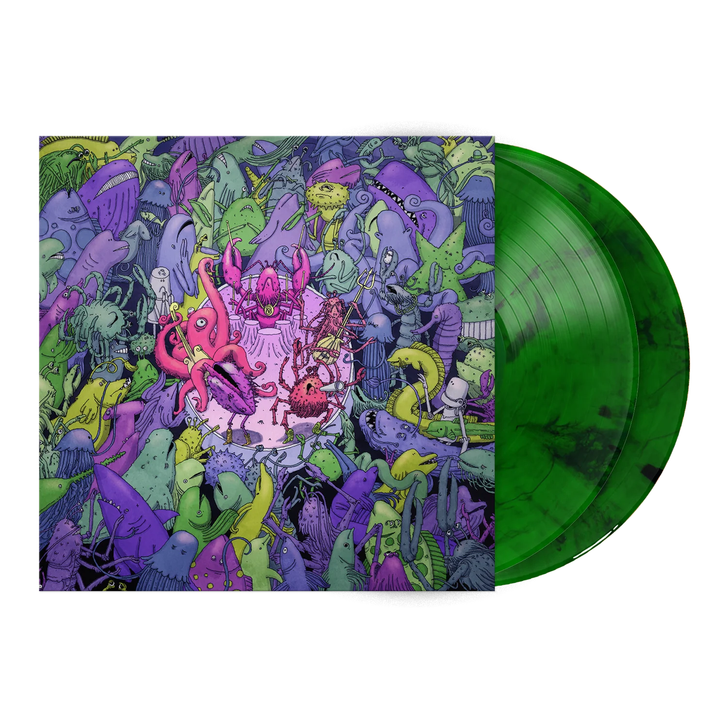 DANCE GAVIN DANCE 'TREE CITY SESSIONS 3' 2LP (Exclusive “ Limited to 300, Neon Green Black Wave Vinyl)
