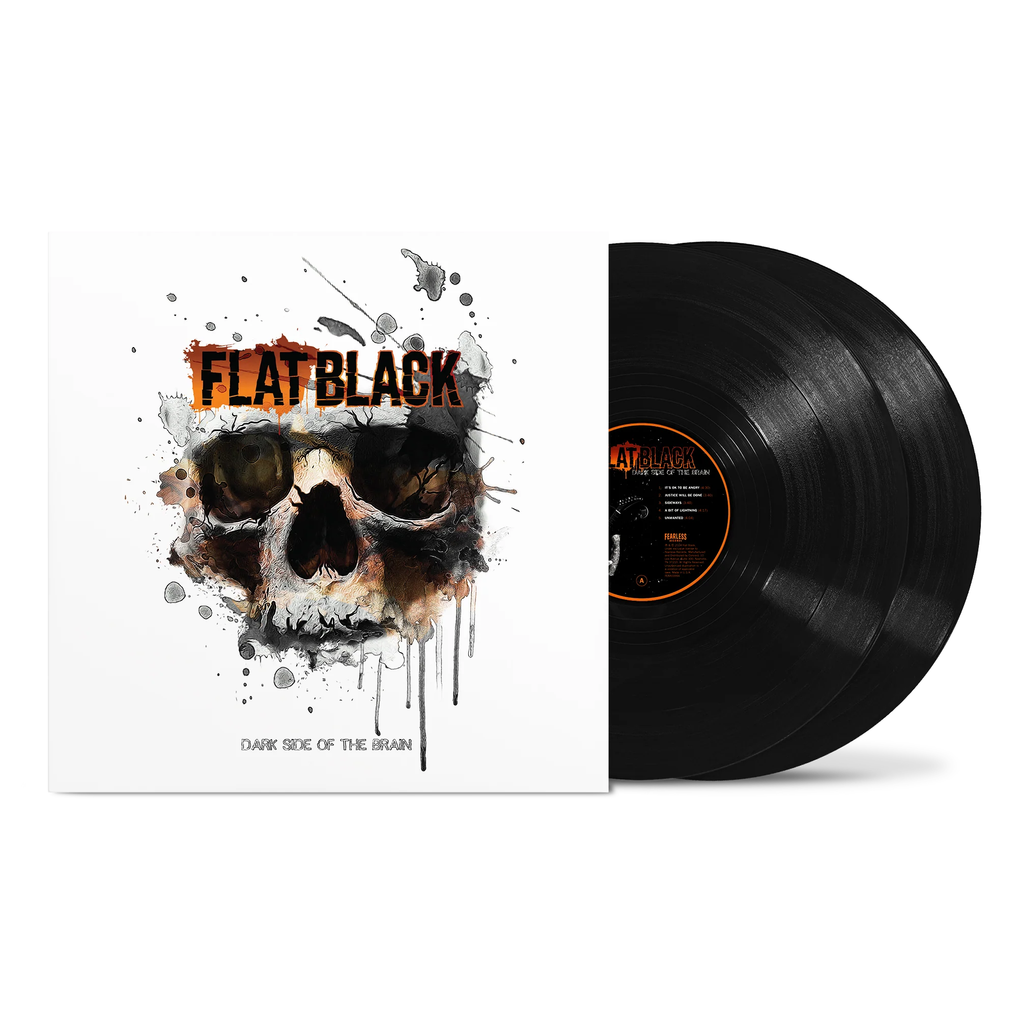 FLATBLACK 'DARK SIDE OF THE BRAIN' 2LP (Black Vinyl)