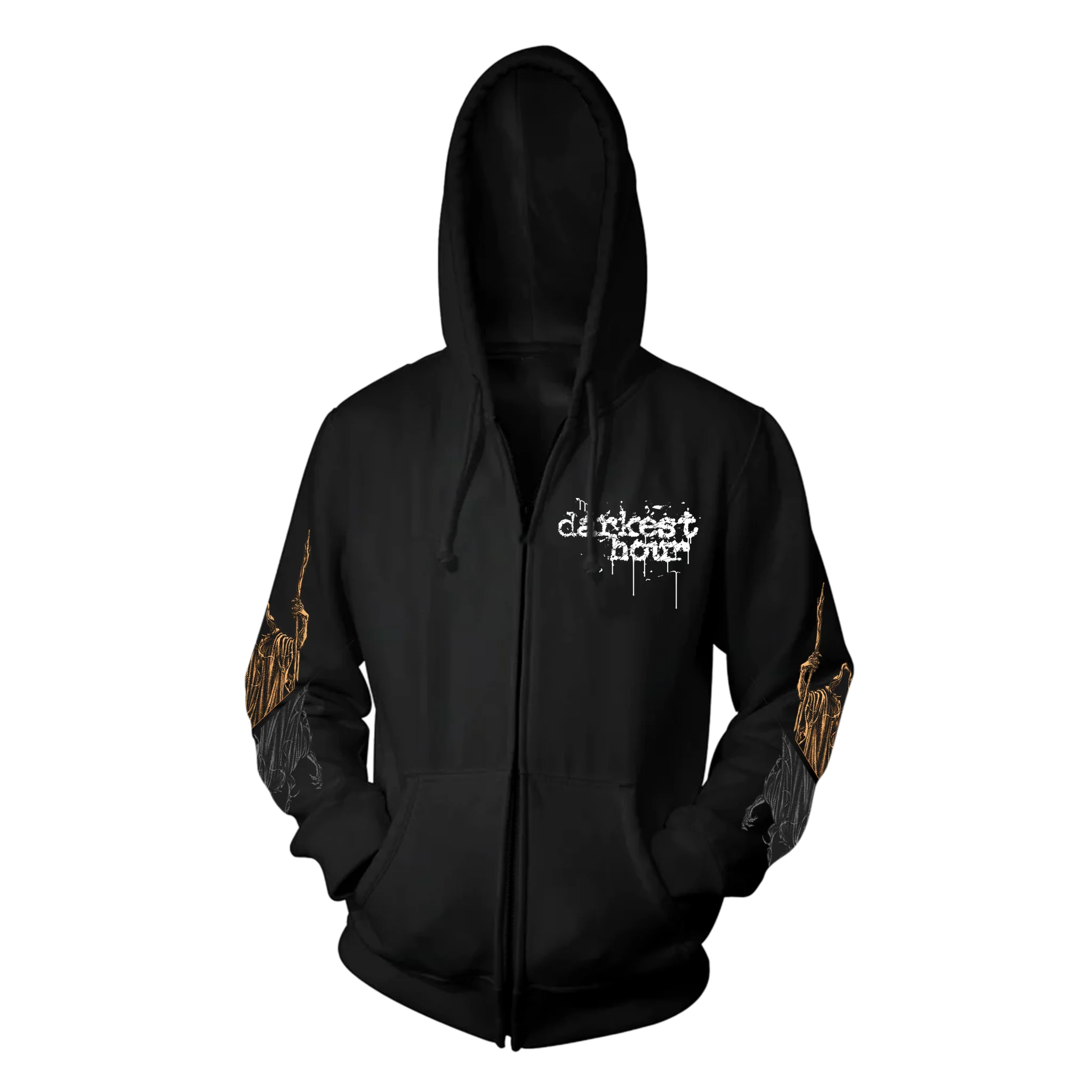 DARKEST HOUR DRAGON ZIP HOODIE