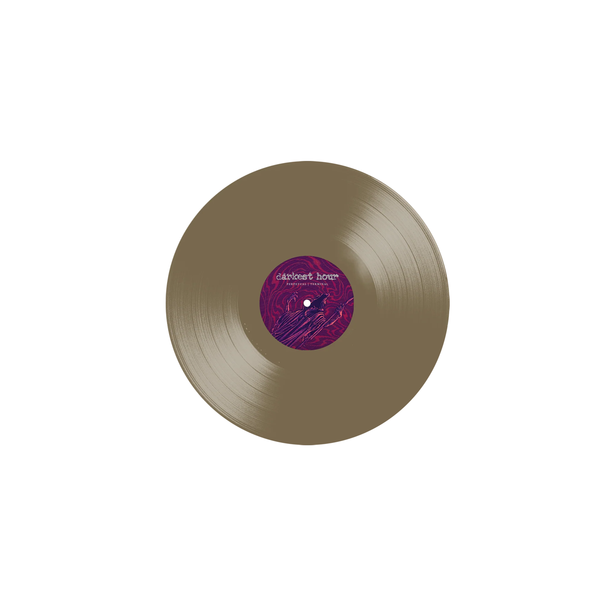 DARKEST HOUR 'PERPETUAL TERMINAL' LP (Gold Nugget Vinyl) - Image 2