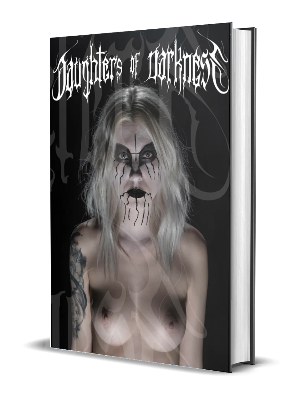 DAUGHTERS OF DARKNESS HARDCOVER PHOTO BOOK (OF WOMEN IN CORPSE PAINT)