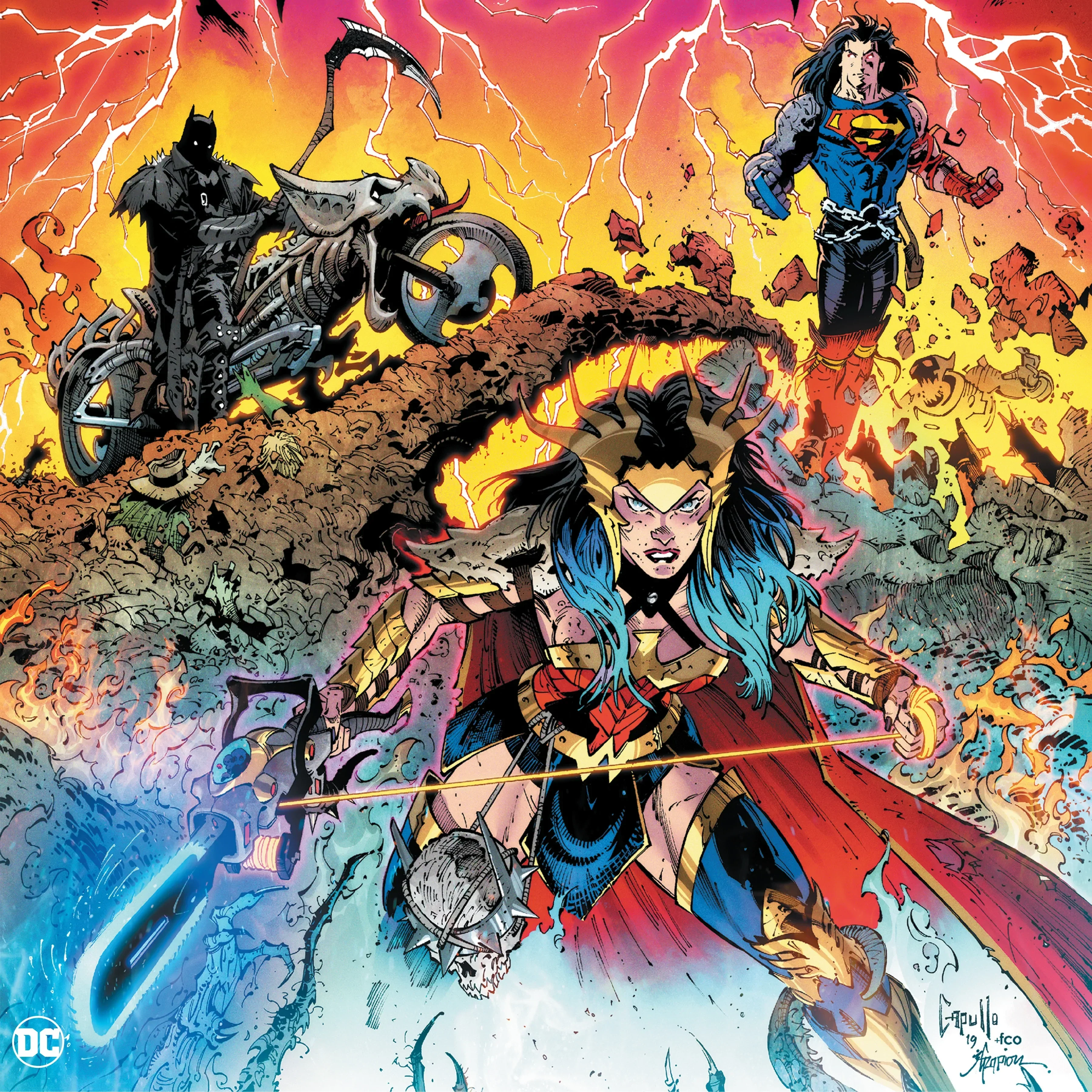 DC DARK NIGHTS: DEATH METAL SOUNTRACK 2LP BUNDLE (Red or Yellow Vinyl, Limited to 500 Each) - Image 3