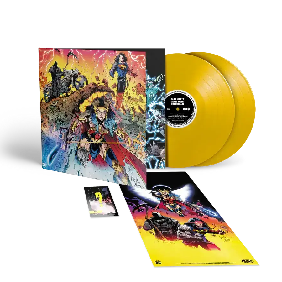 DC DARK NIGHTS: DEATH METAL SOUNTRACK 2LP BUNDLE (Red or Yellow Vinyl, Limited to 500 Each) - Image 5
