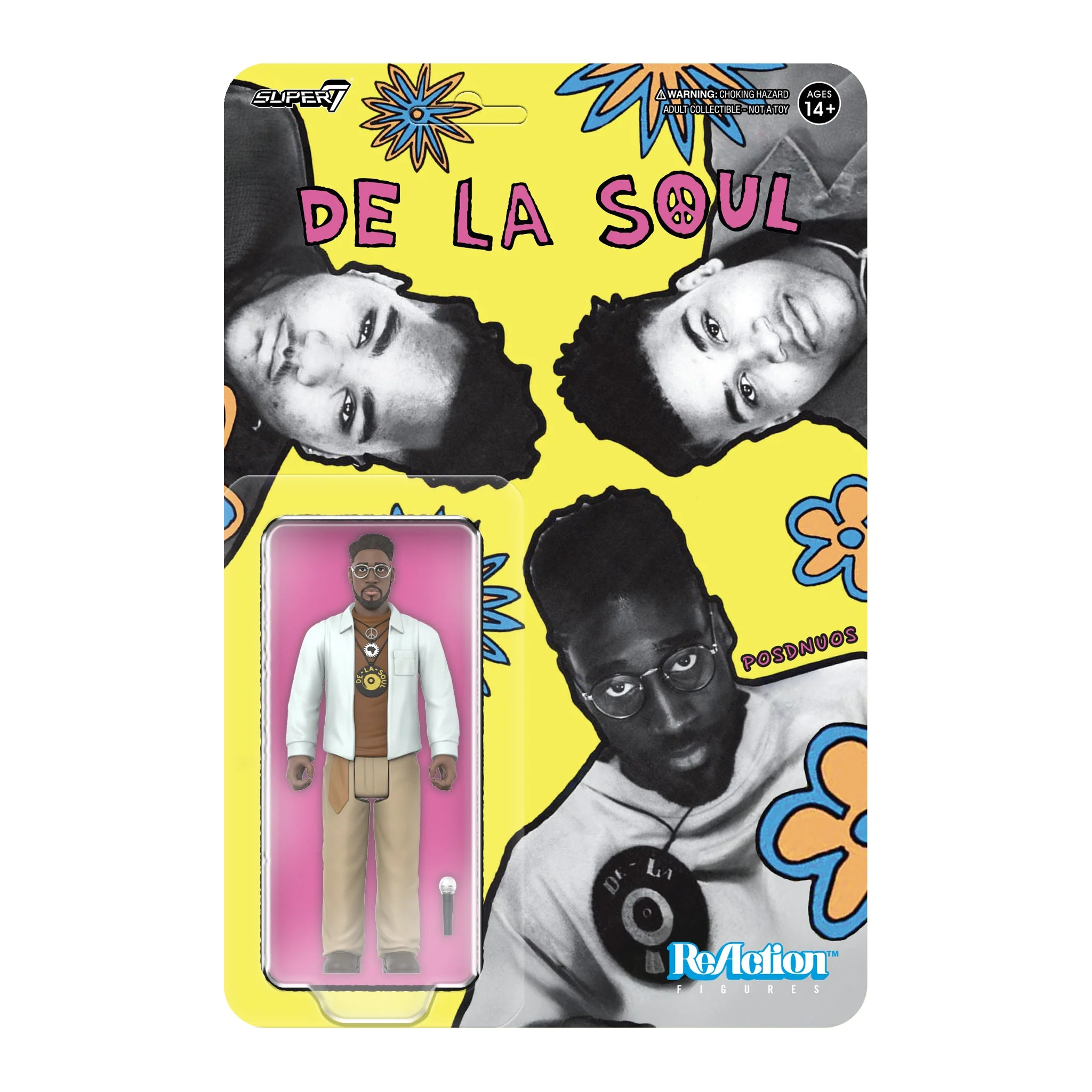 DE LA SOUL KELVIN "POSDNUOS" MERCER REACTION FIGURE WAVE 1 (Me, Myself & I) - Image 2